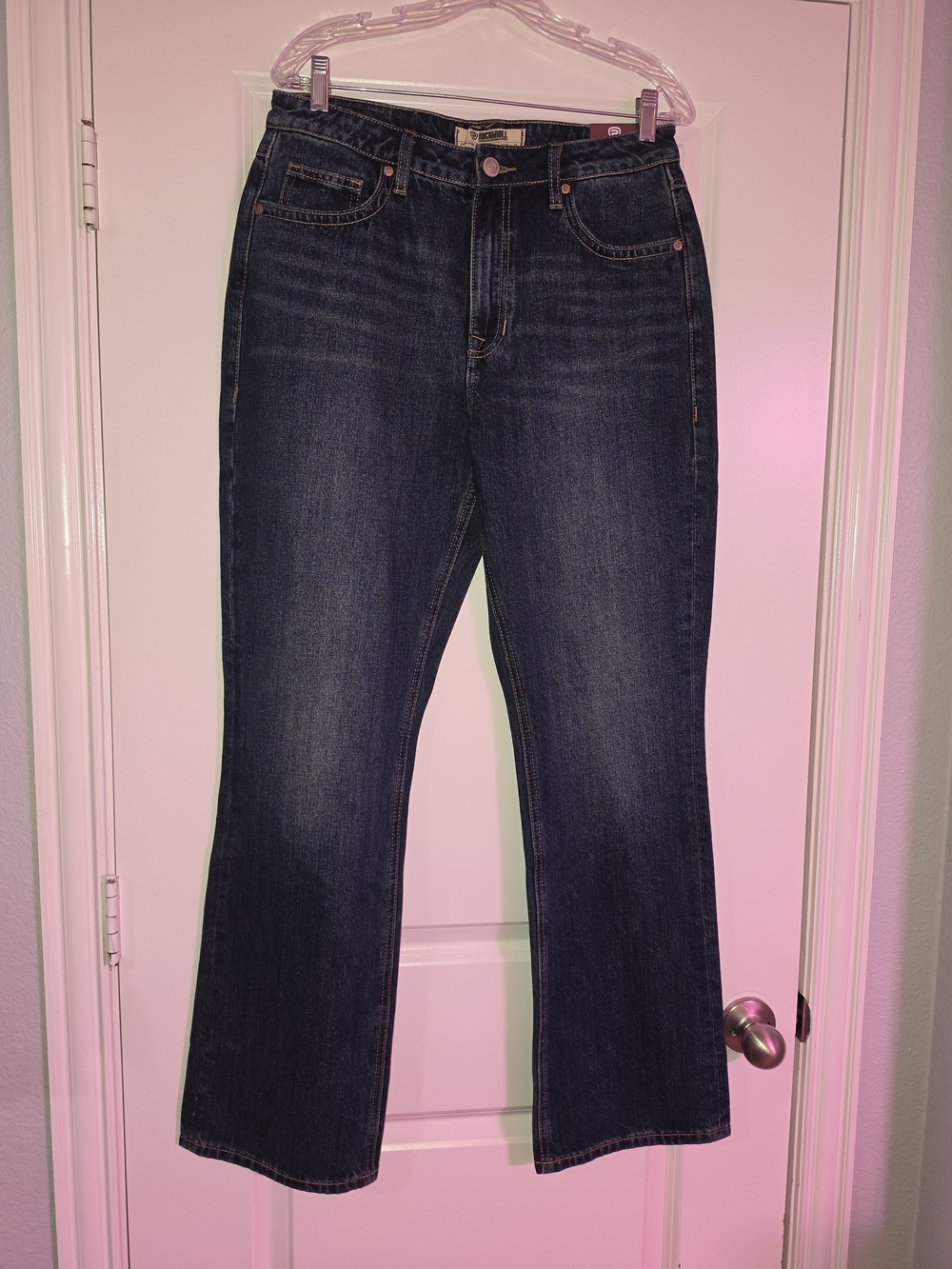 Rock&Roll Classic Dark Wash Women's Jeans - Blue